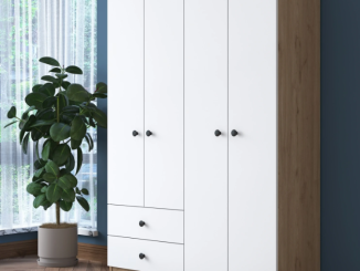 Defolu 4 Kapakli 2 Cekmeceli Elbise Dolabi ikea